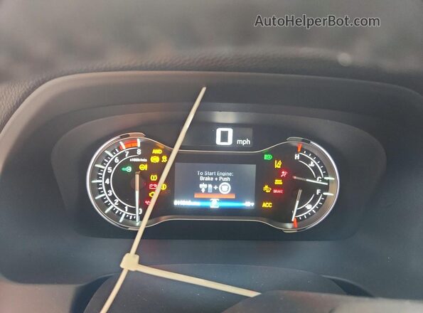 5FPYK3F73NB030242 2022 HONDA RIDGELINE White Instrument cluster view