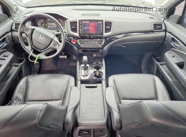 5FPYK3F74JB012469 2018 HONDA RIDGELINE Silver Dashboard view