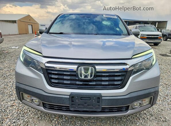 5FPYK3F74KB011307 2019 HONDA RIDGELINE Silver Front view