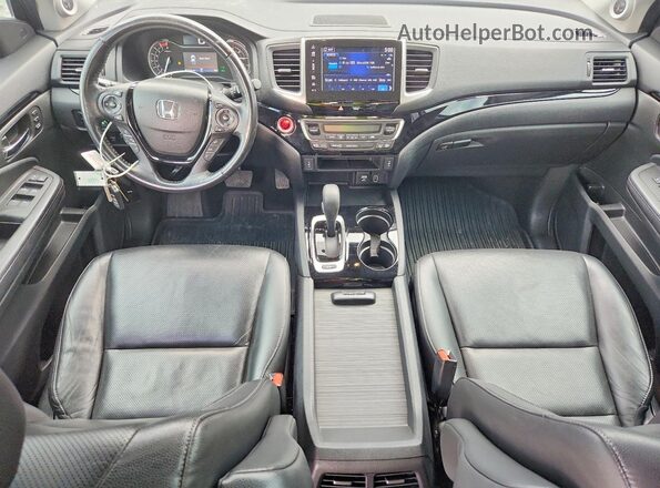 5FPYK3F74KB011307 2019 HONDA RIDGELINE Silver Dashboard view