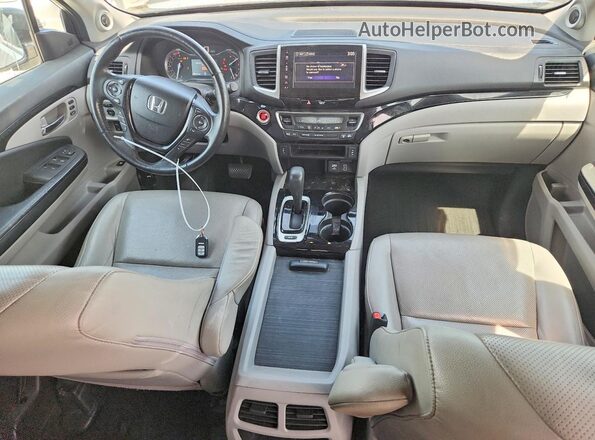 5FPYK3F74KB020511 2019 HONDA RIDGELINE Серебряный Вид панели приборов