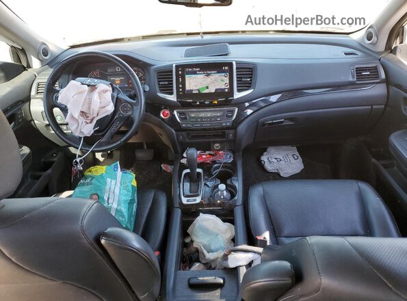 5FPYK3F75HB027931 2017 HONDA RIDGELINE Gray წინა პანელის ხედი