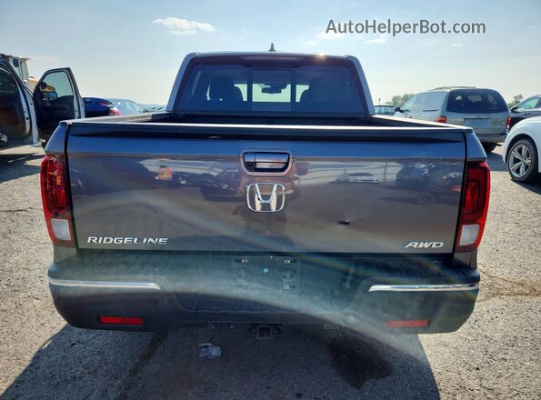 5FPYK3F76LB014579 2020 HONDA RIDGELINE Gray Հետևի տեսք