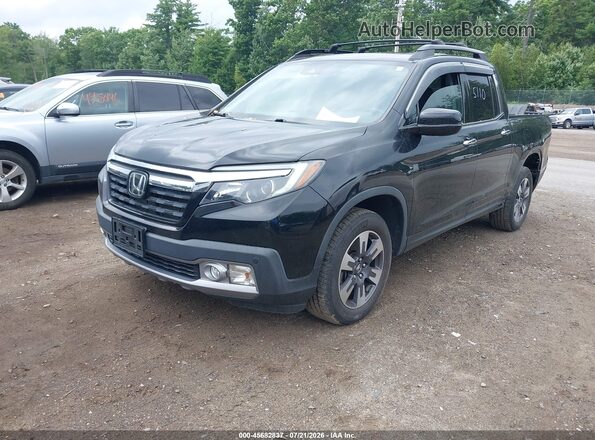 5FPYK3F77KB009664 2019 HONDA RIDGELINE Black წინა მარცხენა ხედი სამი მეოთხედიდან
