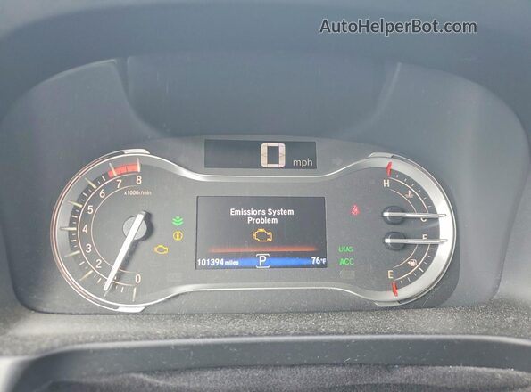 5FPYK3F77KB030918 2019 HONDA RIDGELINE White Widok zestawu wskaźników
