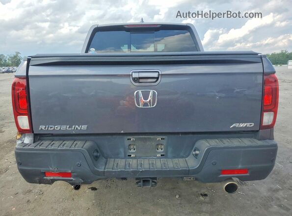 5FPYK3F77MB020683 2021 HONDA RIDGELINE Gray Widok z tyłu