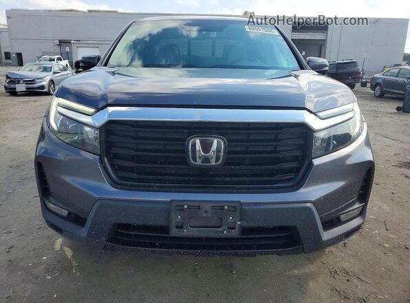 5FPYK3F77MB020683 2021 HONDA RIDGELINE Gray Widok z przodu