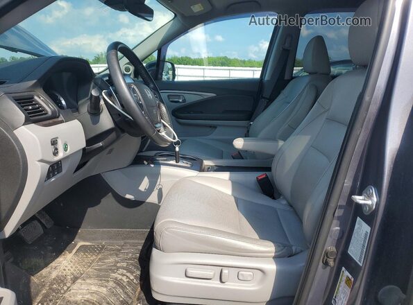 5FPYK3F77MB020683 2021 HONDA RIDGELINE Gray Widok wnętrza z przodu