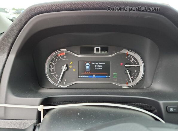 5FPYK3F77PB005136 2023 HONDA RIDGELINE Gray Սարքավորումների վահանակի տեսք