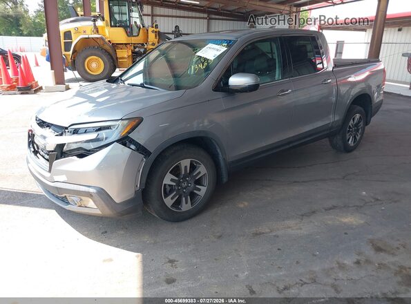 5FPYK3F78JB001023 2018 HONDA RIDGELINE Silver Առջևի ձախ երեք քառորդ տեսարան