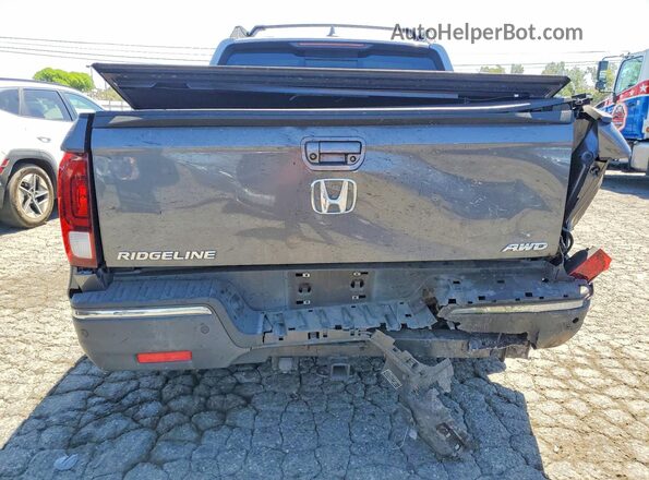 5FPYK3F78JB009638 2018 HONDA RIDGELINE Gray Widok z tyłu