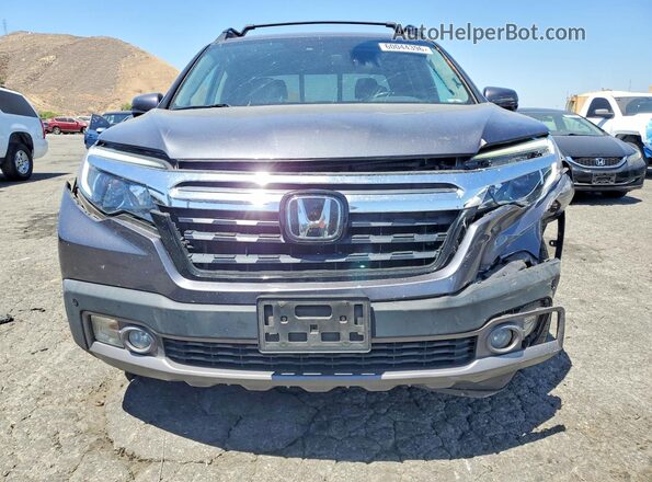 5FPYK3F78JB009638 2018 HONDA RIDGELINE Gray Widok z przodu