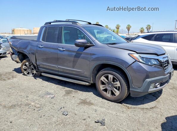 5FPYK3F78JB009638 2018 HONDA RIDGELINE Gray Przód prawy