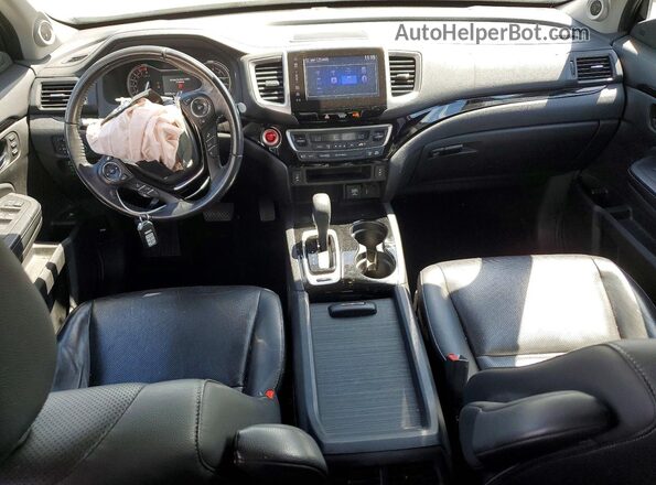 5FPYK3F78KB001766 2019 HONDA RIDGELINE White Առջևի վահանակի տեսք