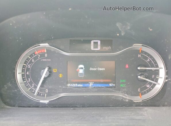 5FPYK3F79HB016785 2017 HONDA RIDGELINE Silver ხელსაწყოთა პანელის ხედი