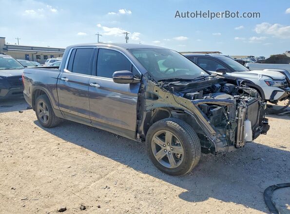 5FPYK3F79NB009430 2022 HONDA RIDGELINE Gray Front right