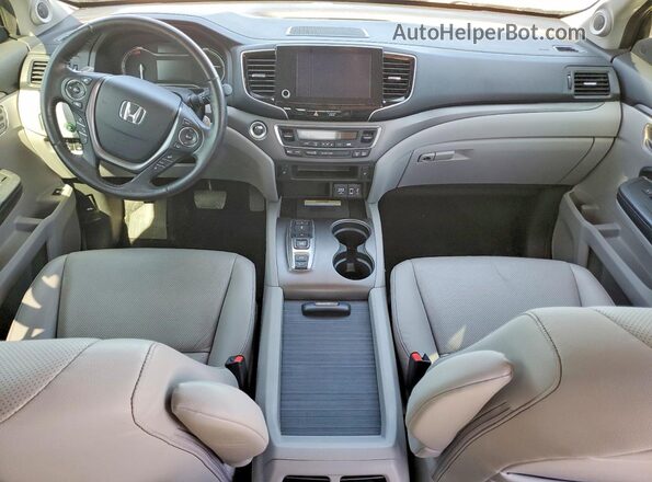 5FPYK3F79NB009430 2022 HONDA RIDGELINE Gray Dashboard view