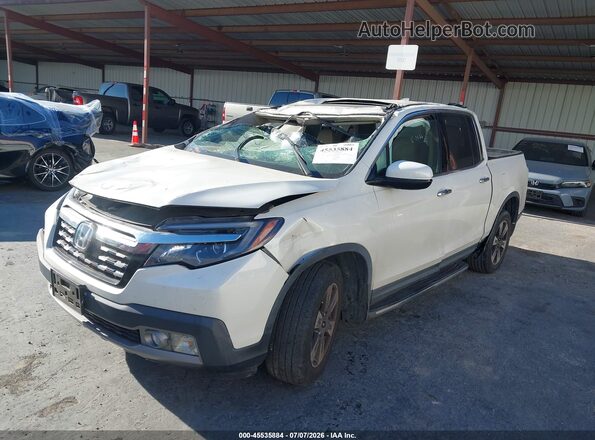 5FPYK3F7XHB021557 2017 HONDA RIDGELINE White Առջևի ձախ երեք քառորդ տեսարան