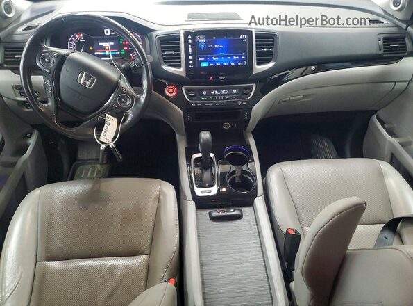 5FPYK3F7XJB013660 2018 HONDA RIDGELINE Серый Вид панели приборов