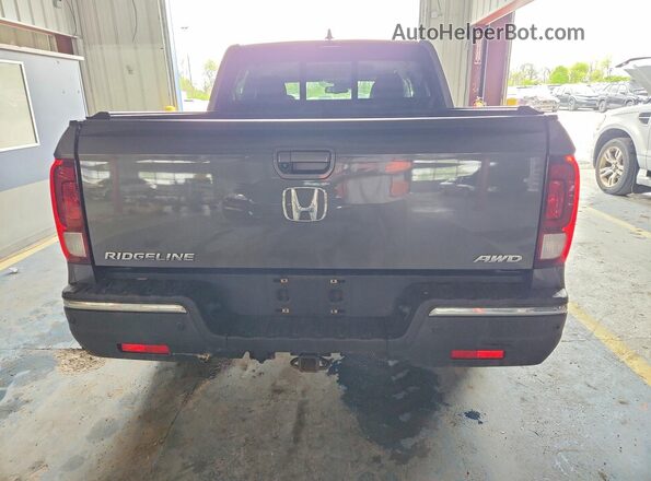 5FPYK3F7XKB035868 2019 HONDA RIDGELINE Gray Rear view