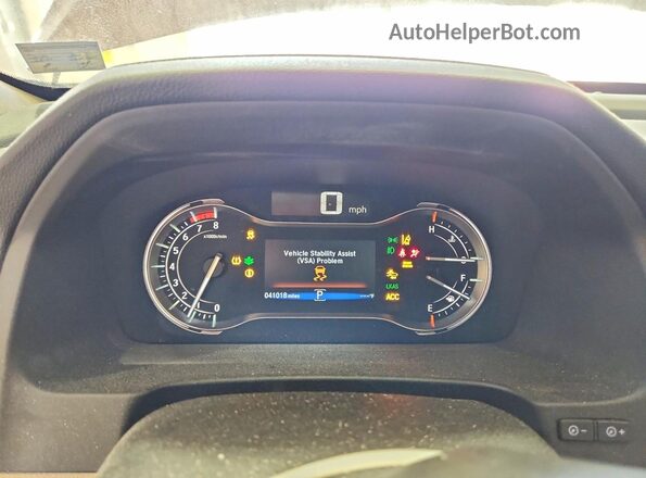 5FPYK3F7XLB003455 2020 HONDA RIDGELINE Burgundy ხელსაწყოთა პანელის ხედი