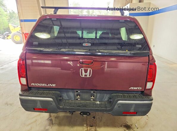 5FPYK3F7XLB003455 2020 HONDA RIDGELINE Burgundy უკანა ხედი