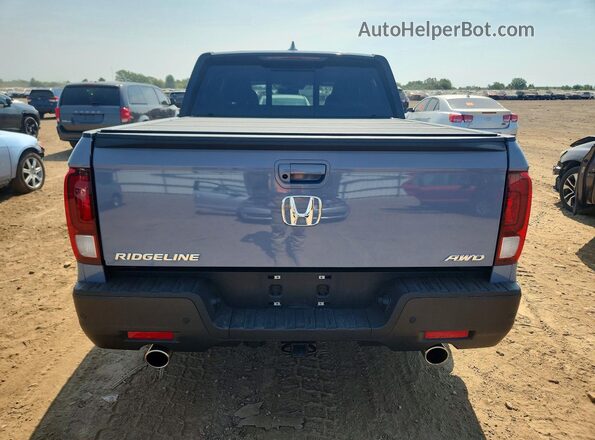 5FPYK3F81NB027848 2022 HONDA RIDGELINE Gray უკანა ხედი