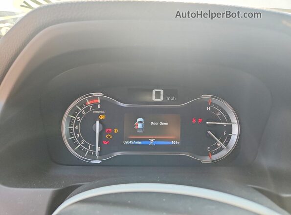 5FPYK3F81NB027848 2022 HONDA RIDGELINE Gray ხელსაწყოთა პანელის ხედი