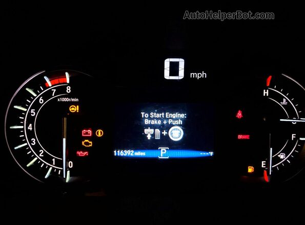 5FPYK3F83KB011050 2019 HONDA RIDGELINE Black Instrument cluster view