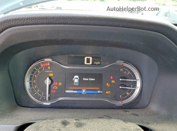 5FPYK3F83MB012458 2021 HONDA RIDGELINE Black Вид щитка приладів