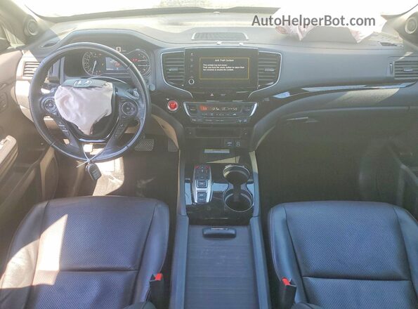 5FPYK3F83NB001493 2022 HONDA RIDGELINE White Dashboard view