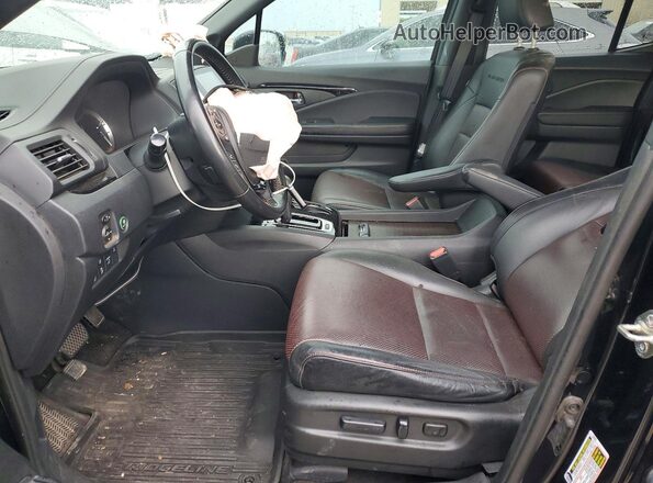 5FPYK3F85HB002214 2017 HONDA RIDGELINE Black წინა სალონის ხედი