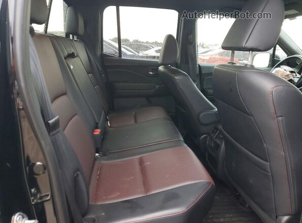 5FPYK3F85HB002214 2017 HONDA RIDGELINE Black უკანა სავარძლების ხედი