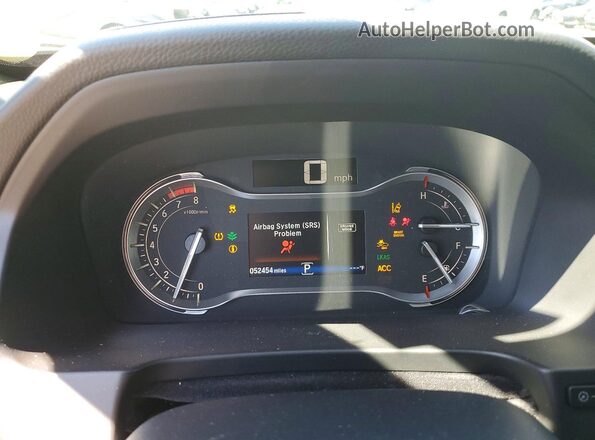 5FPYK3F85MB008668 2021 HONDA RIDGELINE Белый Вид щитка приборов