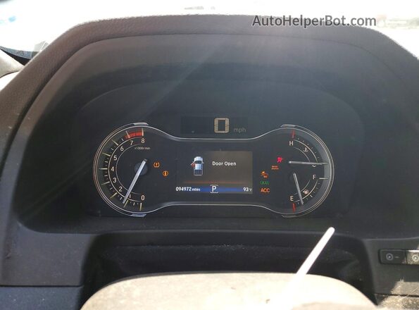 5FPYK3F86PB006464 2023 HONDA RIDGELINE White ხელსაწყოთა პანელის ხედი