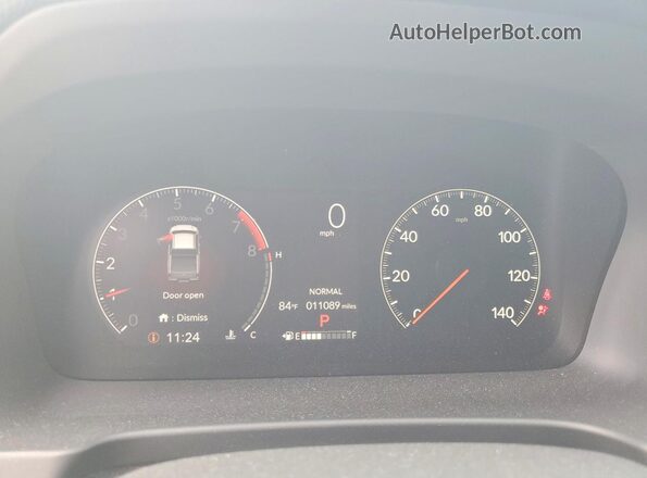 5FPYK3F89SB039581 2025 HONDA RIDGELINE Blue Widok zestawu wskaźników