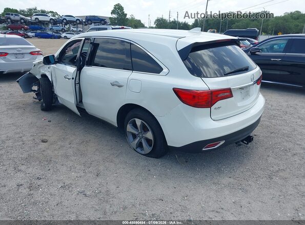 5FRYD3H28GB016200 2016 ACURA MDX White Հետևի ձախ