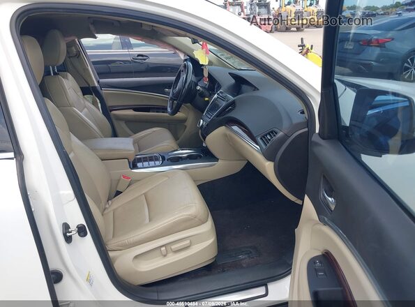 5FRYD3H28GB016200 2016 ACURA MDX White Սալոնի դիմացի տեսք