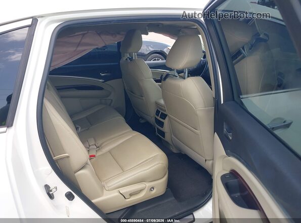5FRYD3H28GB016200 2016 ACURA MDX White VIN կոդի պիտակի տեսք
