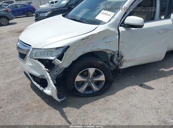 5FRYD3H28GB016200 2016 ACURA MDX White Դիմացի տեսք