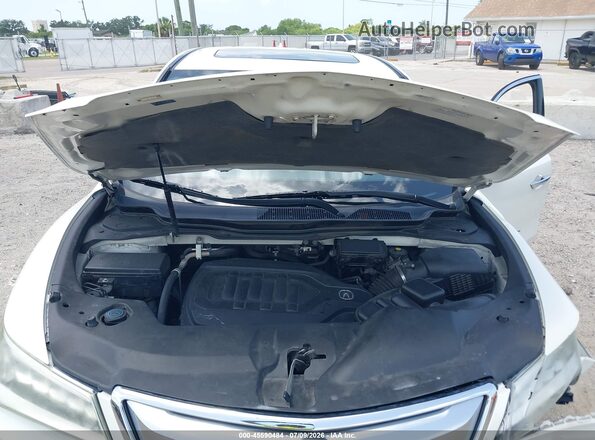 5FRYD3H28GB016200 2016 ACURA MDX White Հետևի տեսք