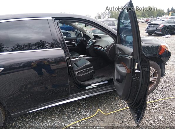 5FRYD3H39HB010920 2017 ACURA MDX Black Front interior view
