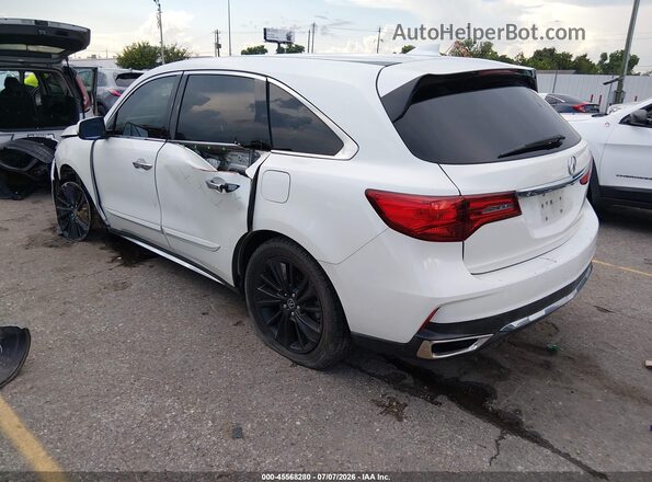 5FRYD3H55HB002038 2017 ACURA MDX White Հետևի ձախ