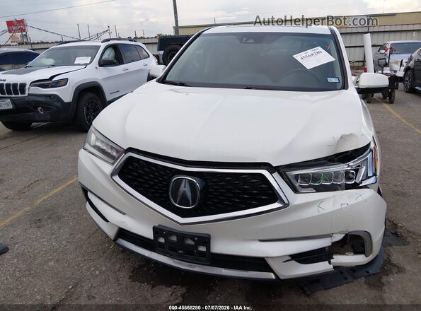 5FRYD3H55HB002038 2017 ACURA MDX White Սալոնի հետևի տեսք