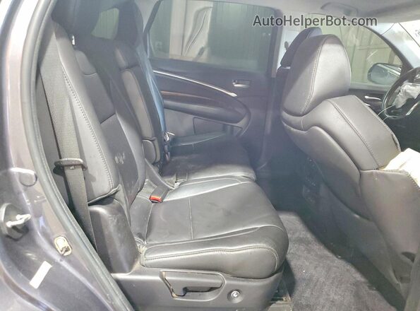 5FRYD3H58HB007377 2017 ACURA MDX Gray Սալոնի հետևի տեսք
