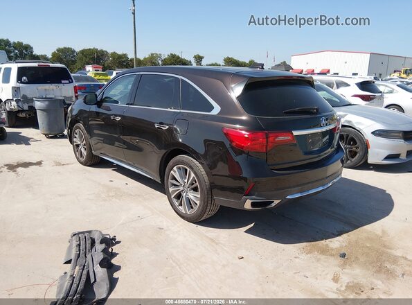 5FRYD3H59HB006612 2017 ACURA MDX Black Tył lewy