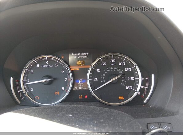5FRYD3H59HB006612 2017 ACURA MDX Black Widok tylnych siedzeń
