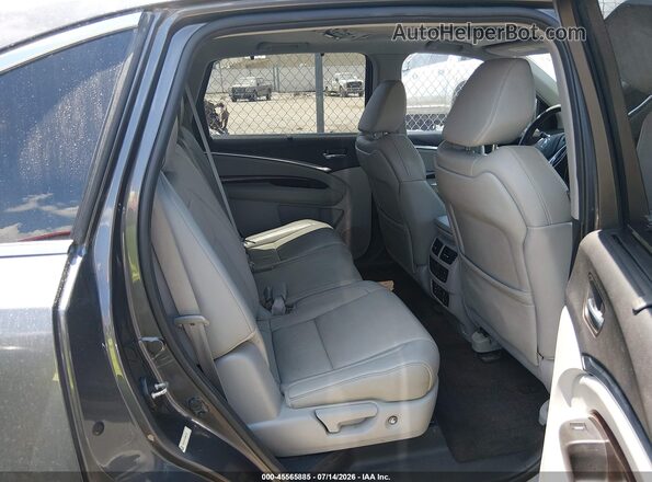 5FRYD3H76HB007461 2017 ACURA MDX Gray Вид наклейки з VIN-кодом