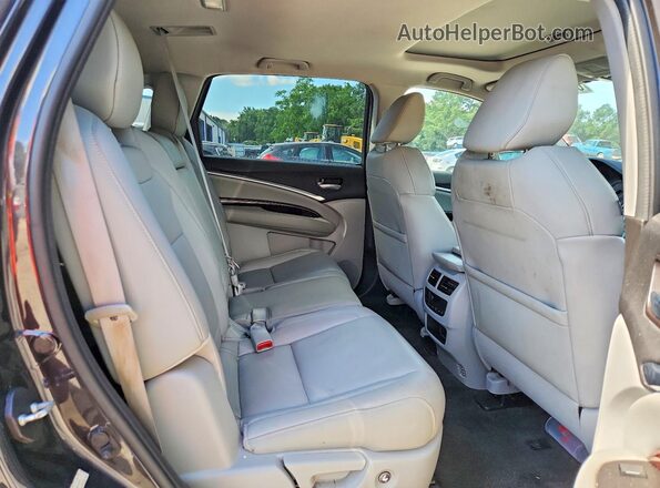 5FRYD4H25GB015379 2016 ACURA MDX Black Vista interior trasera