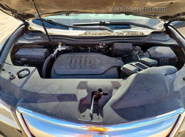 5FRYD4H25GB015379 2016 ACURA MDX Black Vista del compartimento del motor